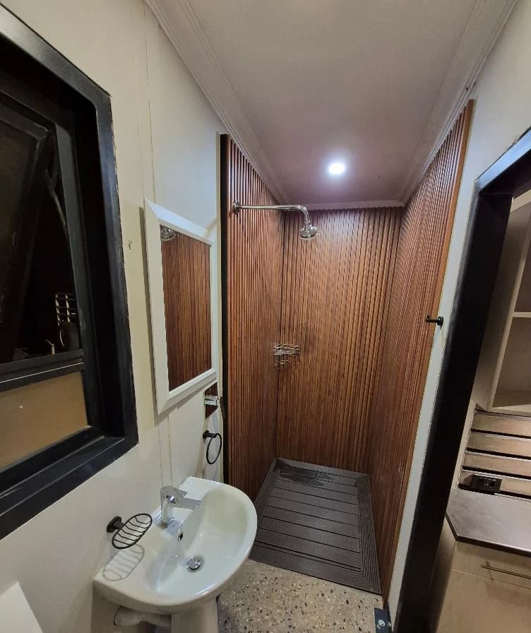 Completed bathroom in an ARTERRA unit